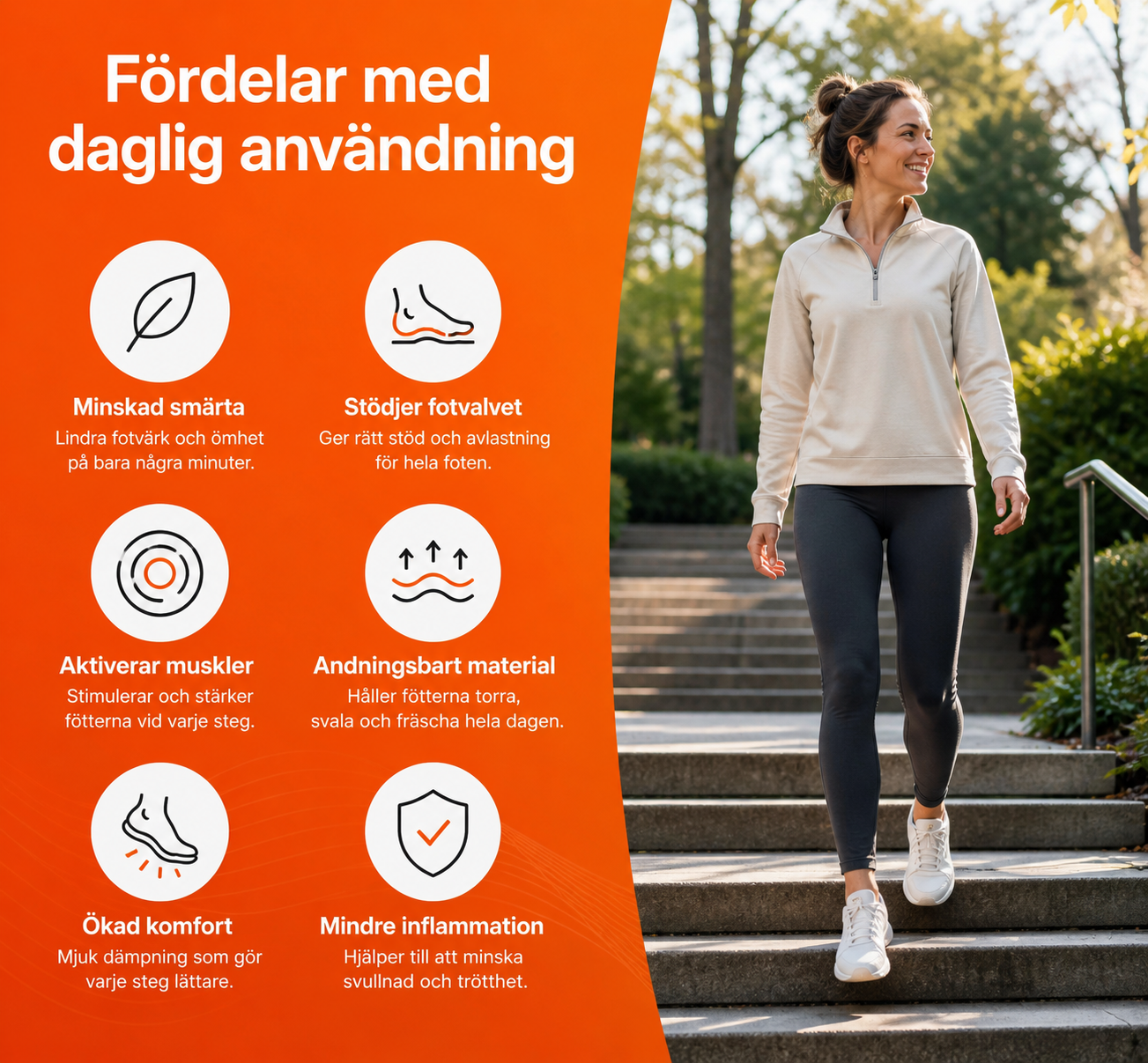 Steppry™ Ortopediska Skoinlägg mot Fot- & Hälsmärta